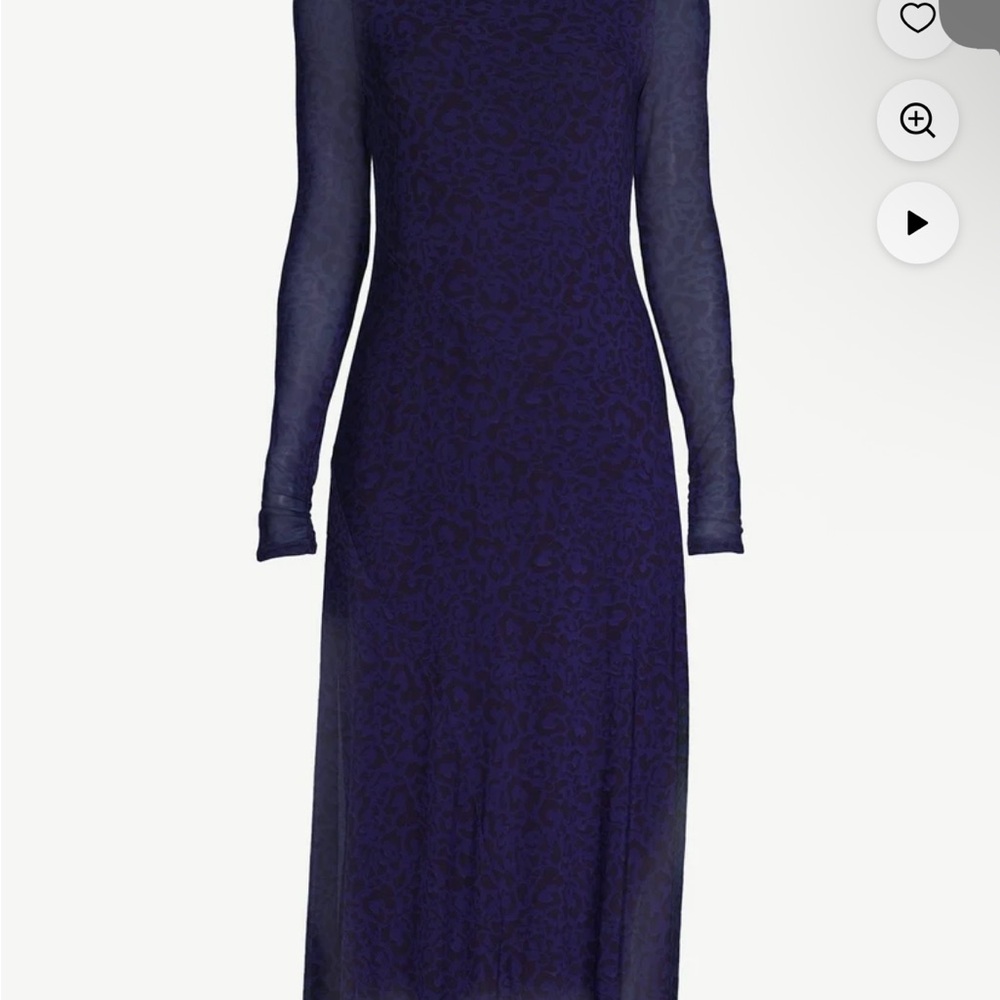 Scoop Purple Long-Sleeve Dress - Picture 6 of 6